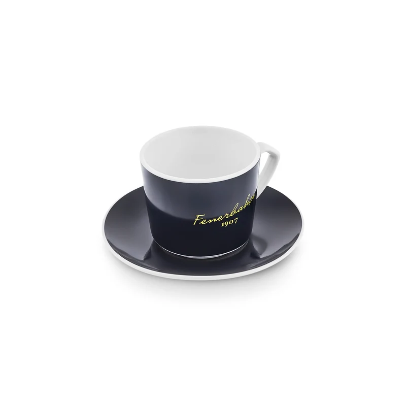 Karaca x Fenerbahçe Lizenziertes 6-Personen-Kaffeetassen-Set 80 ml