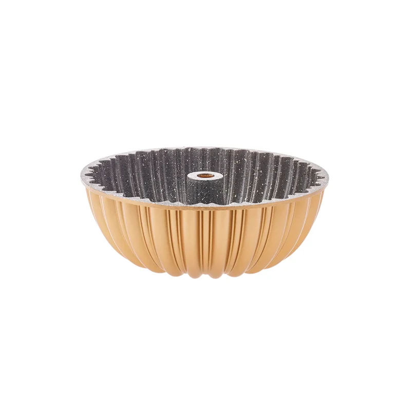 Karaca Cake Pro Geschnittene Goldguss-Kuchenform