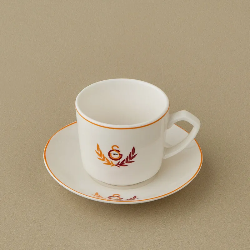 Karaca x Galatasaray Lizenziertes 6-Personen-Kaffeetassen-Set 80 ml
