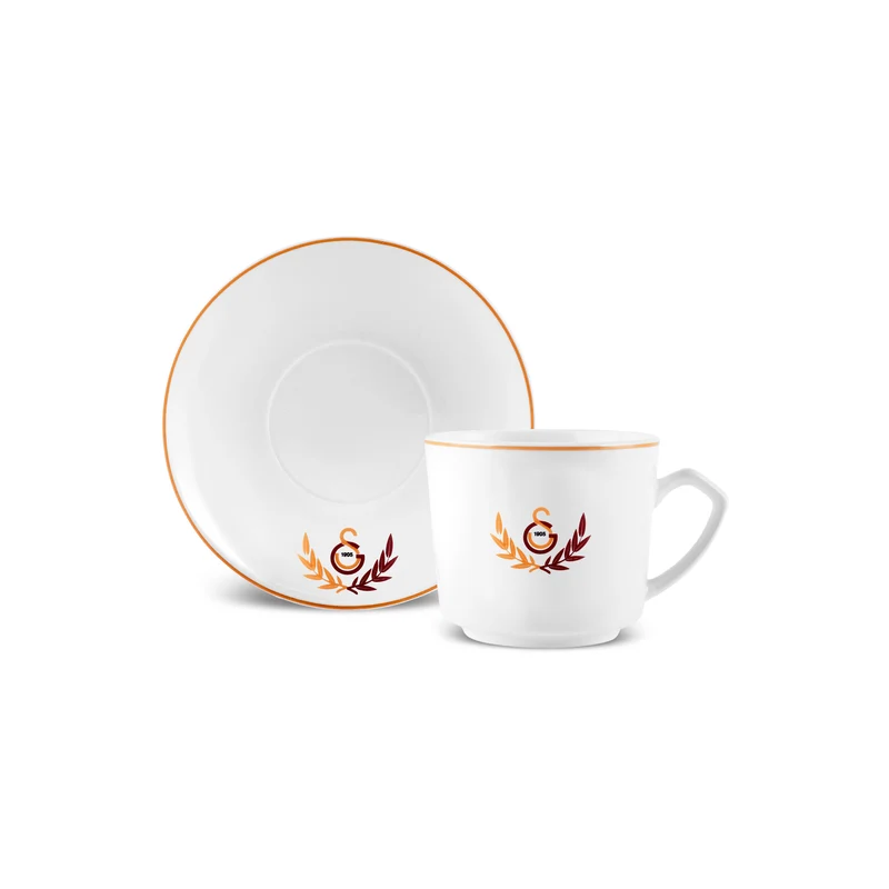Karaca x Galatasaray Lizenziertes 6-Personen-Kaffeetassen-Set 80 ml