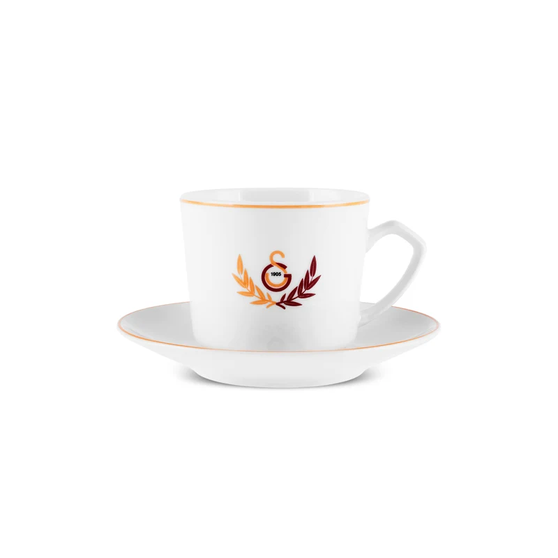 Karaca x Galatasaray Lizenziertes 6-Personen-Kaffeetassen-Set 80 ml