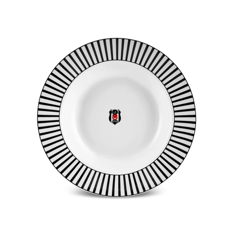 Karaca x Beşiktaş Lizenziertes Forever Bone 24-teiliges Tafelservice für 6 Personen