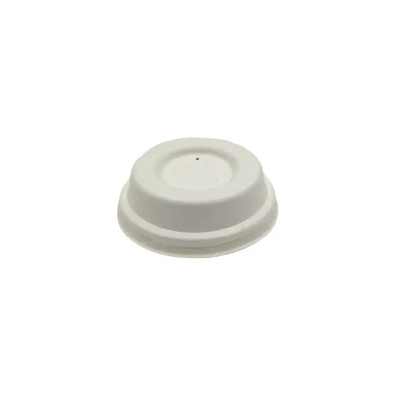 Deckel für Verpackungsbecher, Bagasse, Ø62mm, natur
