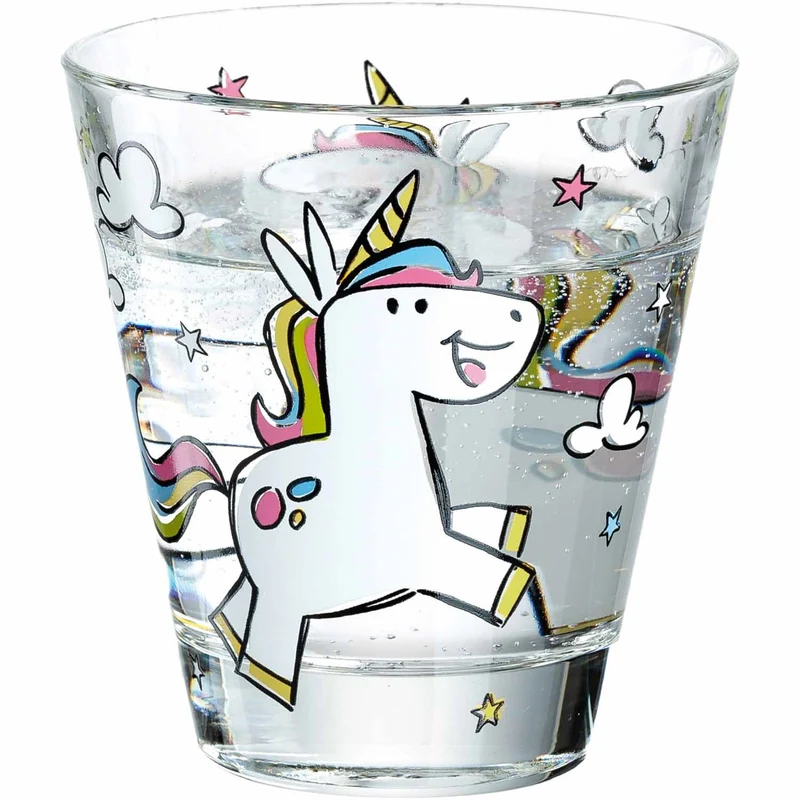 Kinderbecher BAMBINI 215 ml Einhorn 6er-Set