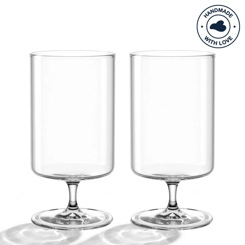 Trinkglas auf Fuß BASSO 350 ml 2er-Set