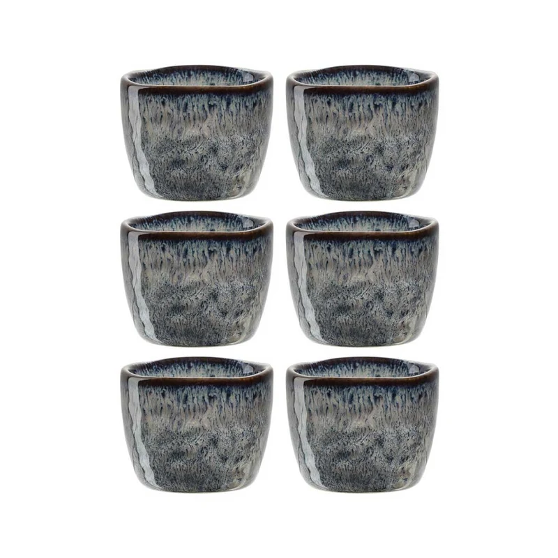 Eierbecher MATERA anthrazit 6er-Set