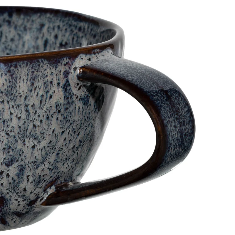 Keramiktasse MATERA 290 ml anthrazit 4er-Set