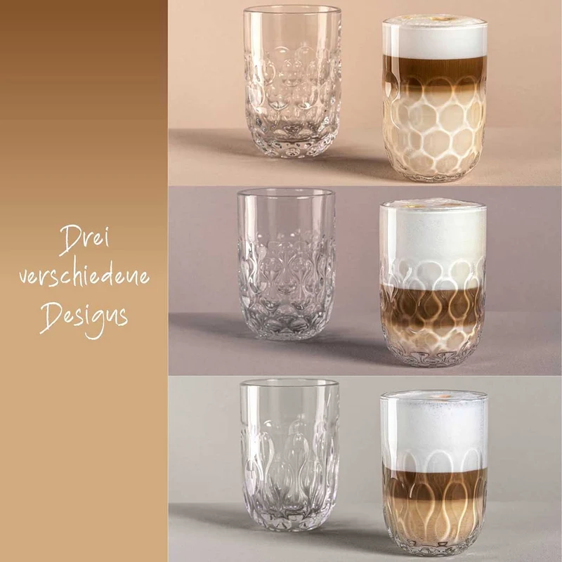 Latte Macchiato Set GOCCE 6-teilig