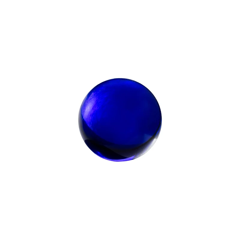 Blaue Glaskugel ohne Einschlüsse Ø 35 mm