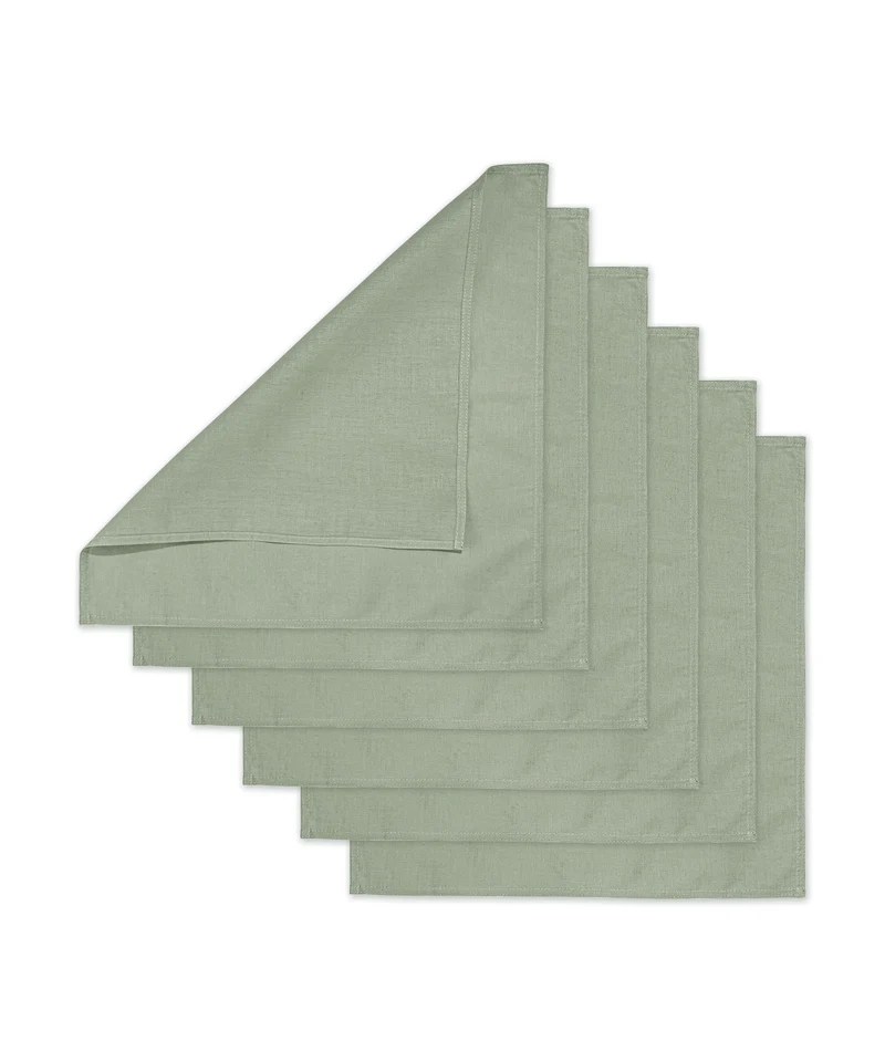 Salbeigrüne Servietten 6er Set | Kyla