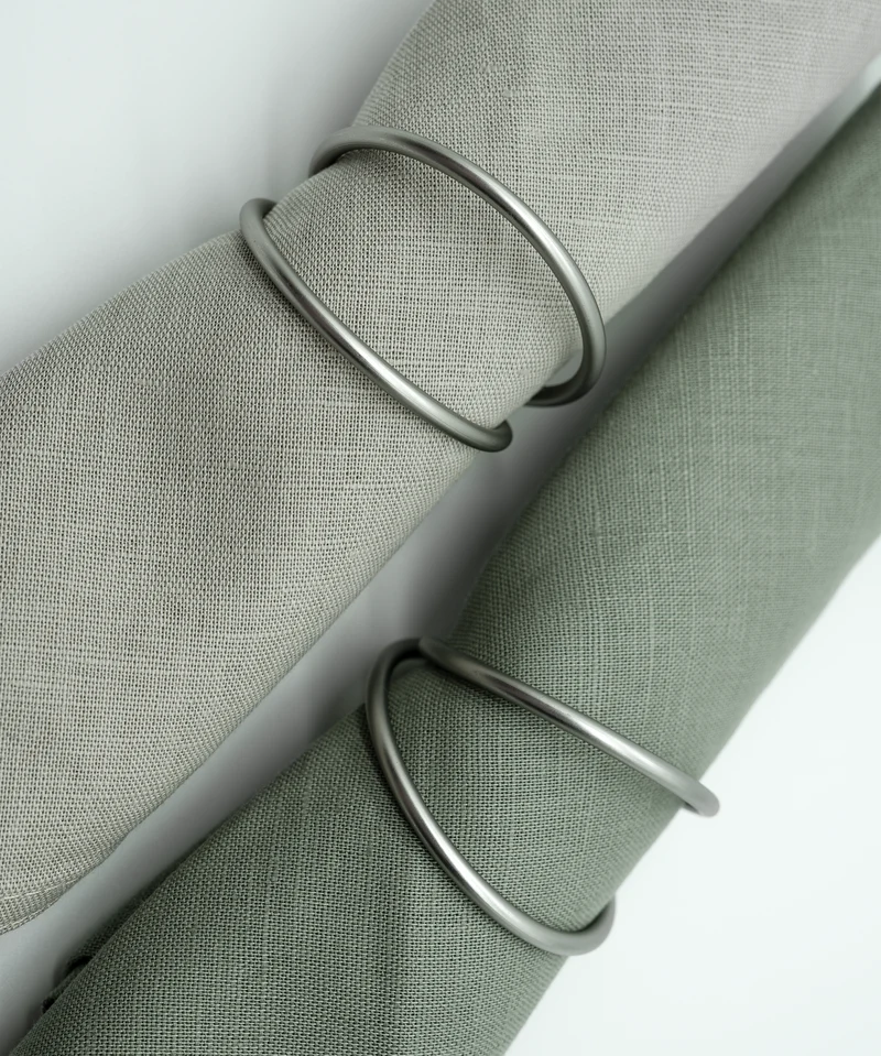 Serviettenringe Silber 6er Set | Rina
