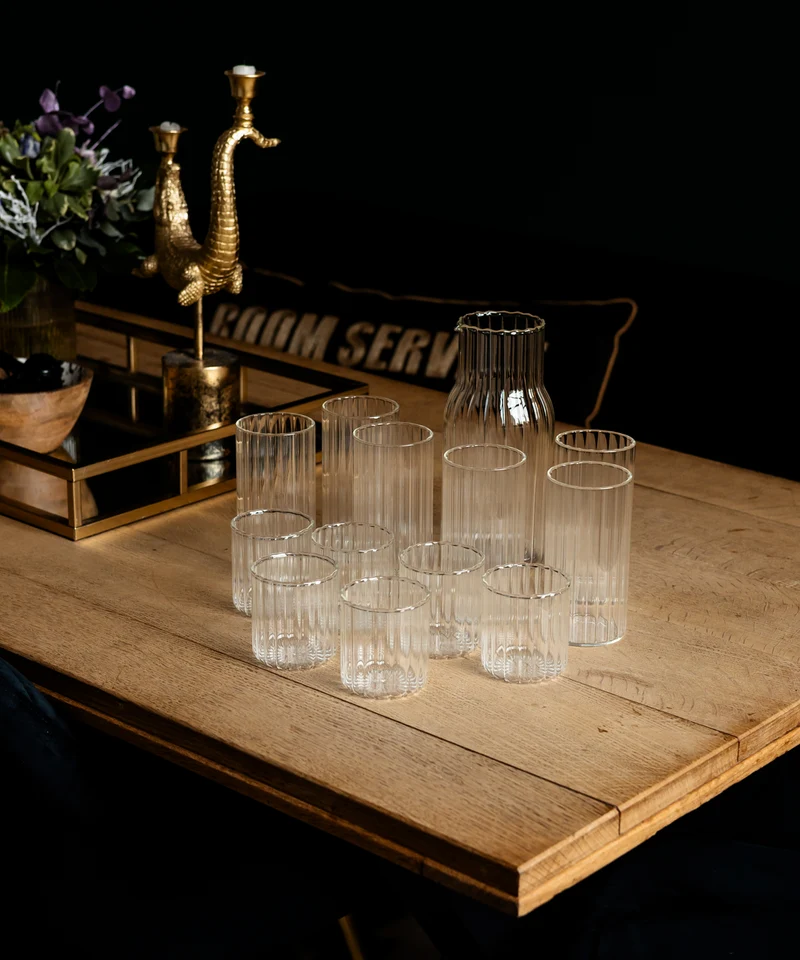 Wasserkaraffe Streifen-Design | Norway