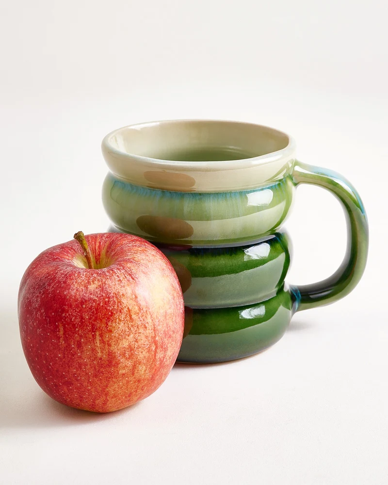 Ombra Tasse groß bubble grün dunkelgrün