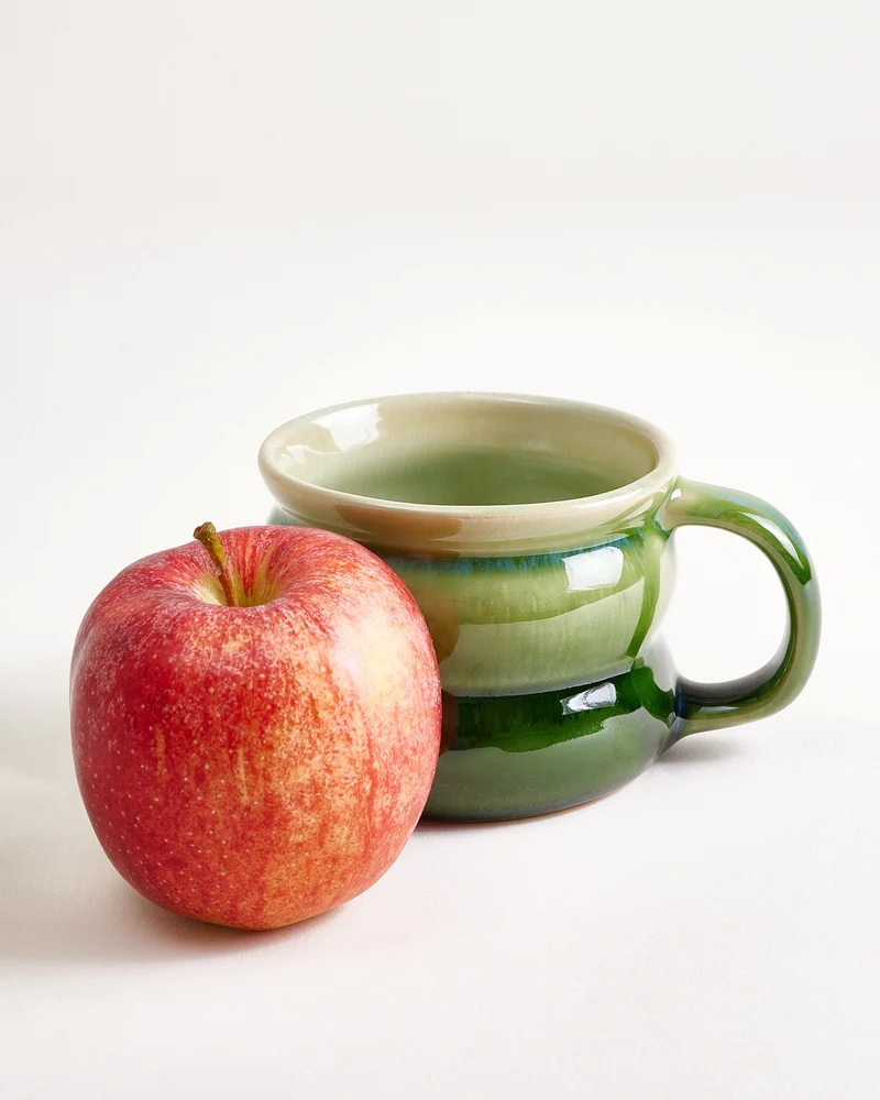 Ombra Tasse klein bubble grün dunkelgrün