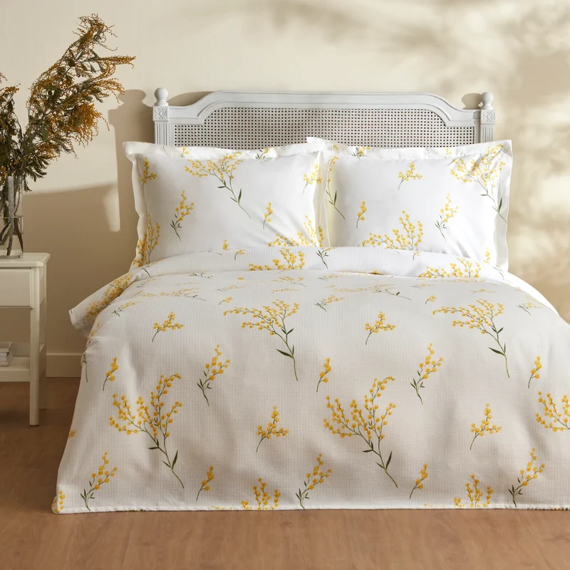 Karaca Home Loretta 100% baumwolle doppelbett tagesdecke set