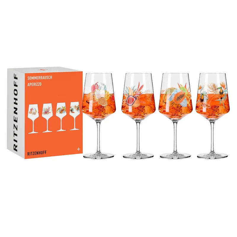 Sommerrausch Aperitifglas‐Set 4er