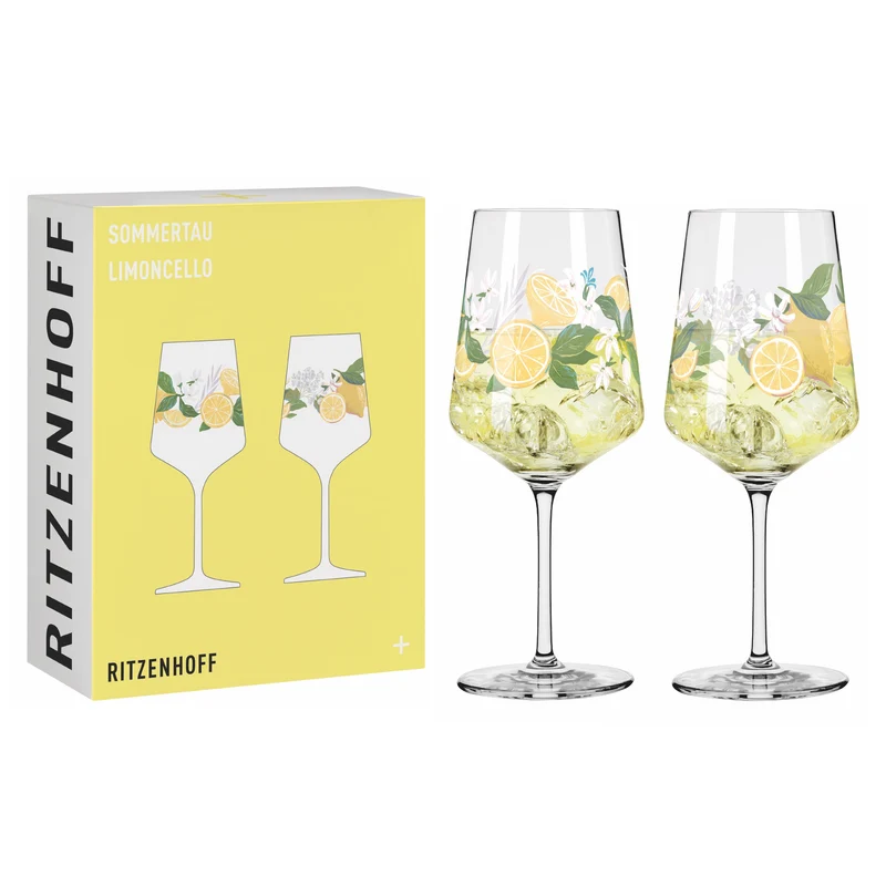 Sommertau Limocello Aperitifglas‐Set