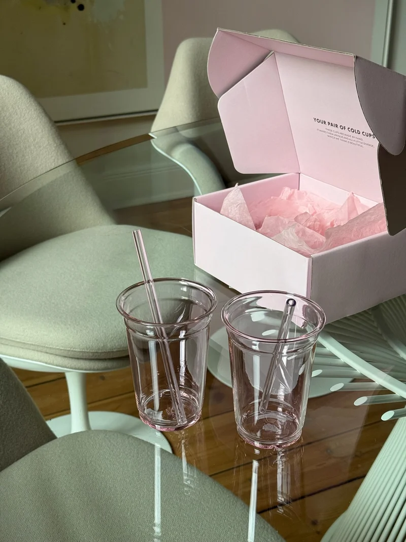 Cold Cups, pink, set of 2