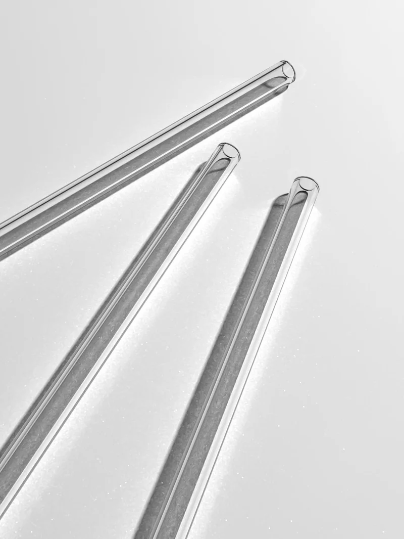 Straws & Cleaning Stick Set, clear