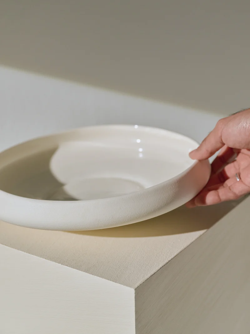 Centerpiece small, offwhite