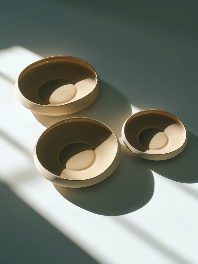 Centerpiece large, beige