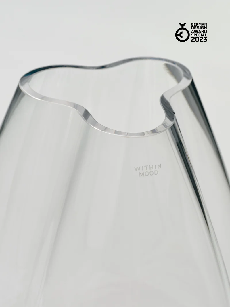 Tulip Vase, clear
