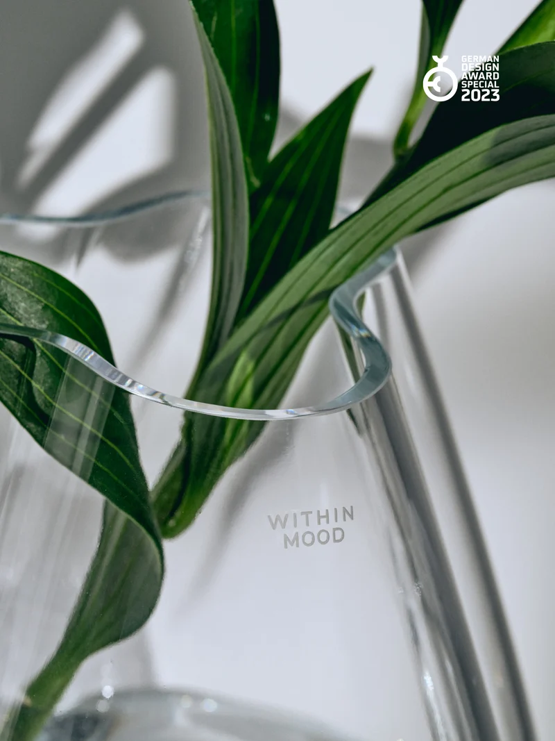 Tulip Vase, clear
