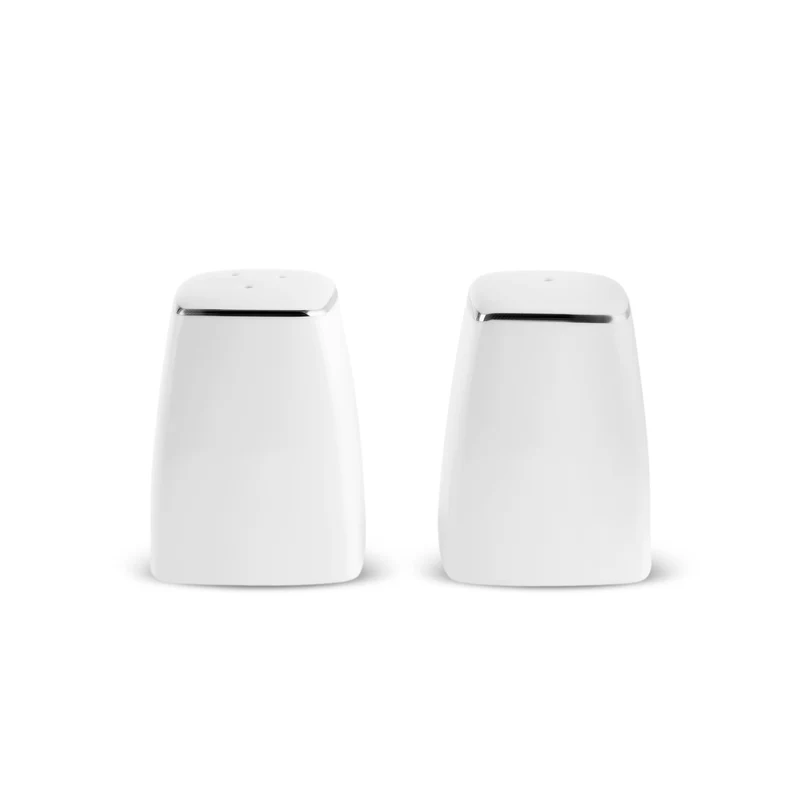 Karaca Square Bone Mensa 52-teiliges 12-Personen-Geschirrset, Platin