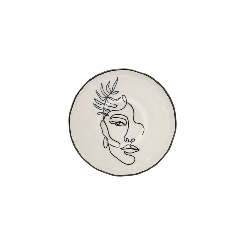 Karaca Face 6-teiliges Kuchenteller-Set