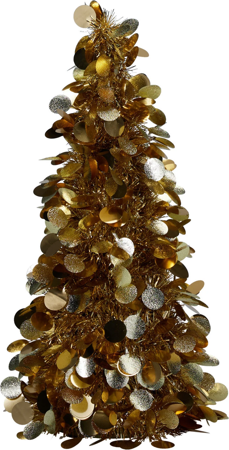 BOOM TINSEL D19 H46CM DONKER GOUD