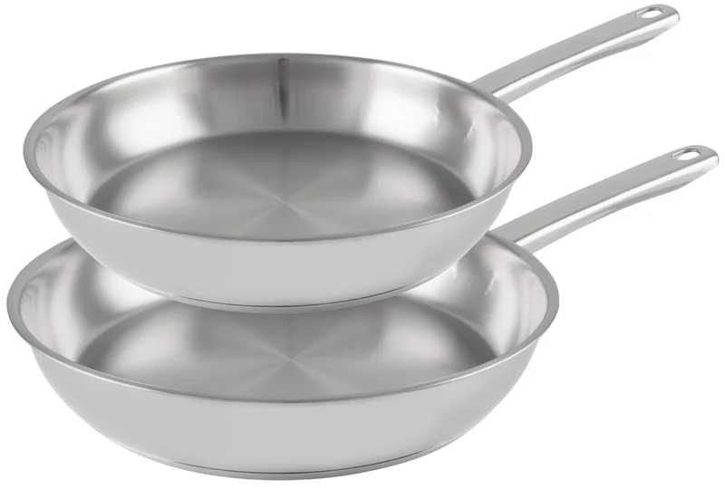 Cookinglife Bratpfannenset Superior Ø 24 und 28 cm – geeignet für alle Wärmequellen – ohne Antihaftbeschichtung