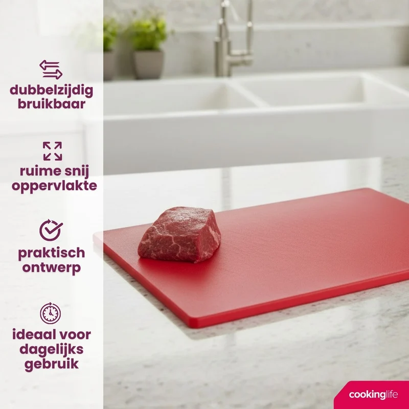 Cookinglife Schneidebrettset HACCP 5-teilig - 45 x 30 cm