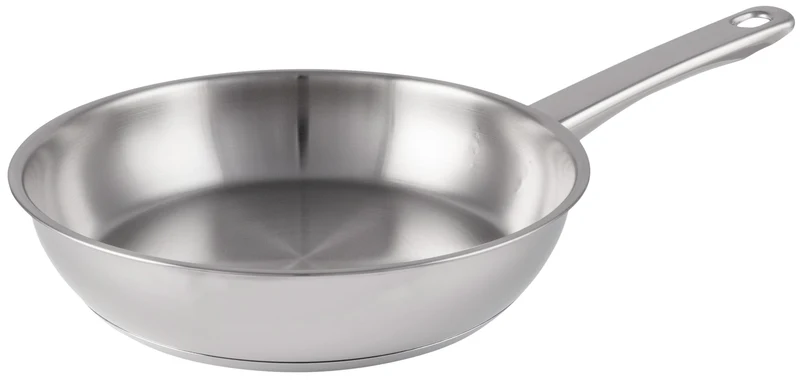 Edelstahl-Bratpfanne Superior - 20 cm Durchmesser - für alle Herdarten geeignet, ohne Antihaftbeschichtung - Cookinglife
