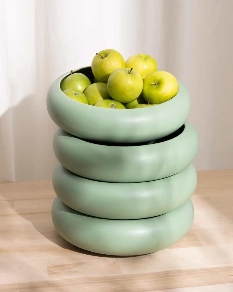 Alva Obstschale salbei dunkelgrün