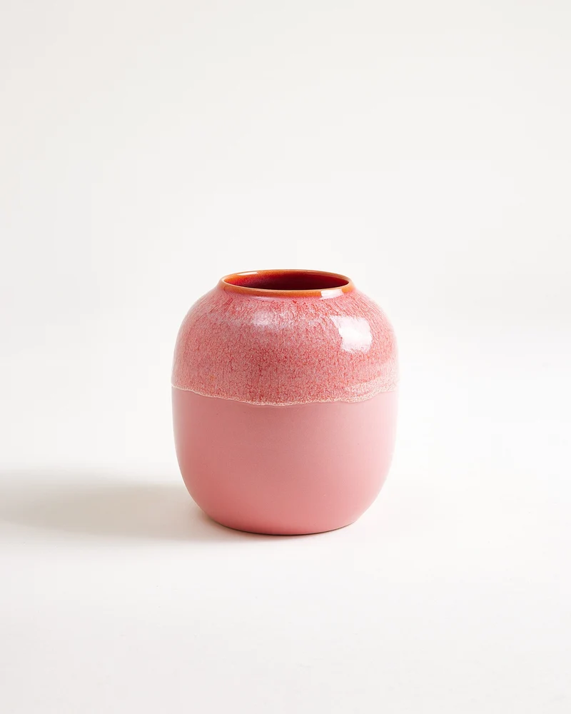 Coimbra Vase M pink rosa