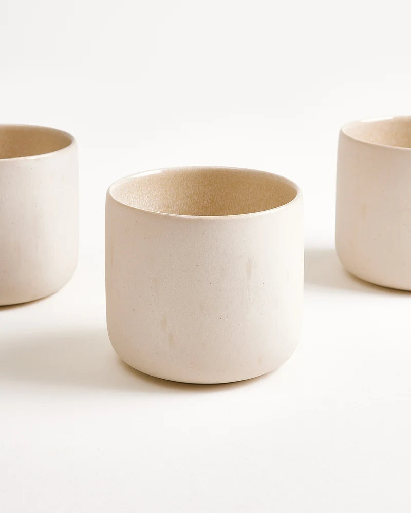 Lorosa Becher groß sand 4er-Set
