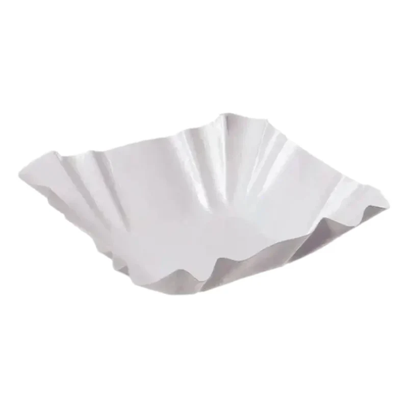 Pommesschalen/Pappschalen (oval), Pappe, weiß