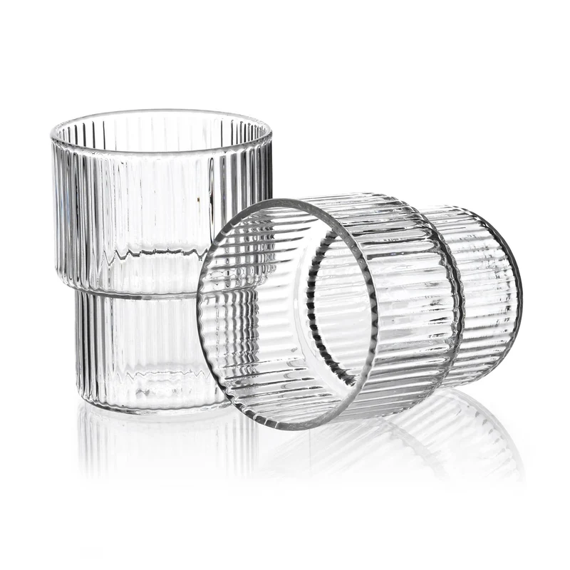 Trinkglas STRIPES, klar, 4er-Set