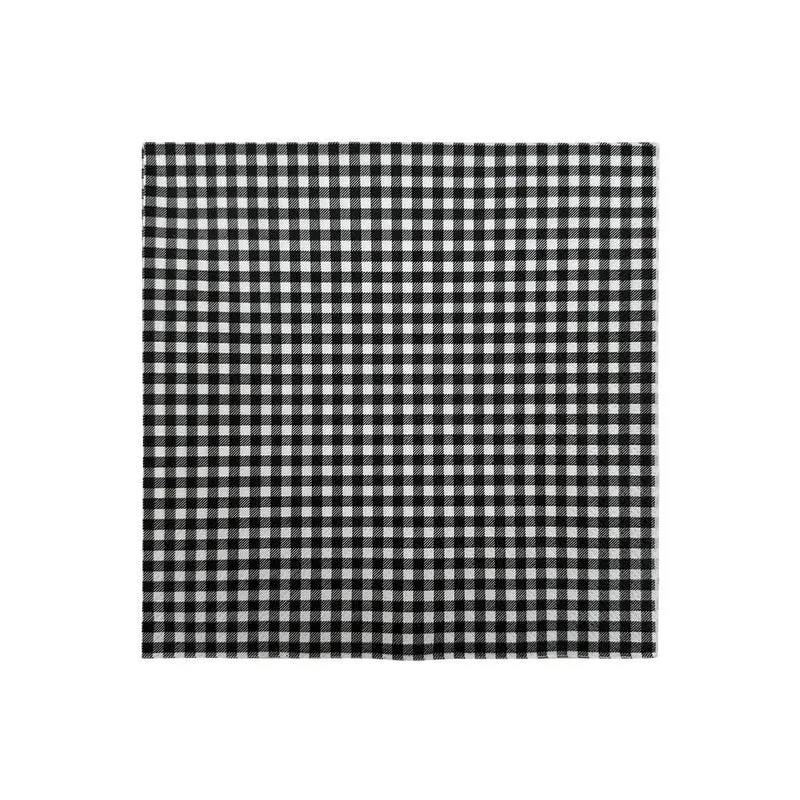 Papierserviette Vichy schwarz x20