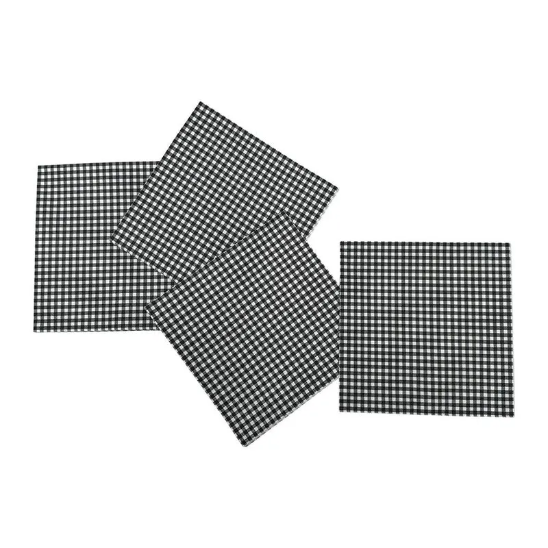 Papierserviette Vichy schwarz x20