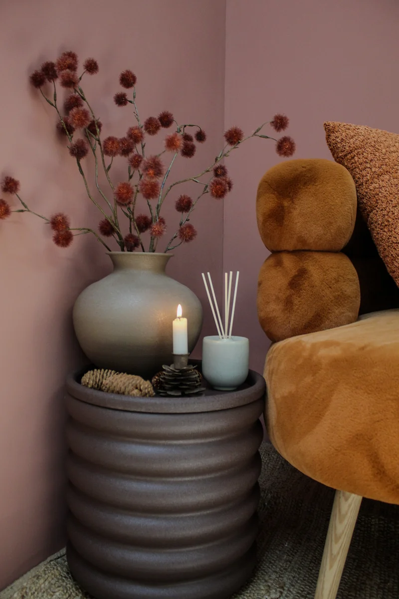 Pompom L91cm brown