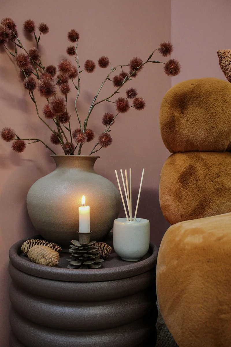 Pompom L91cm brown