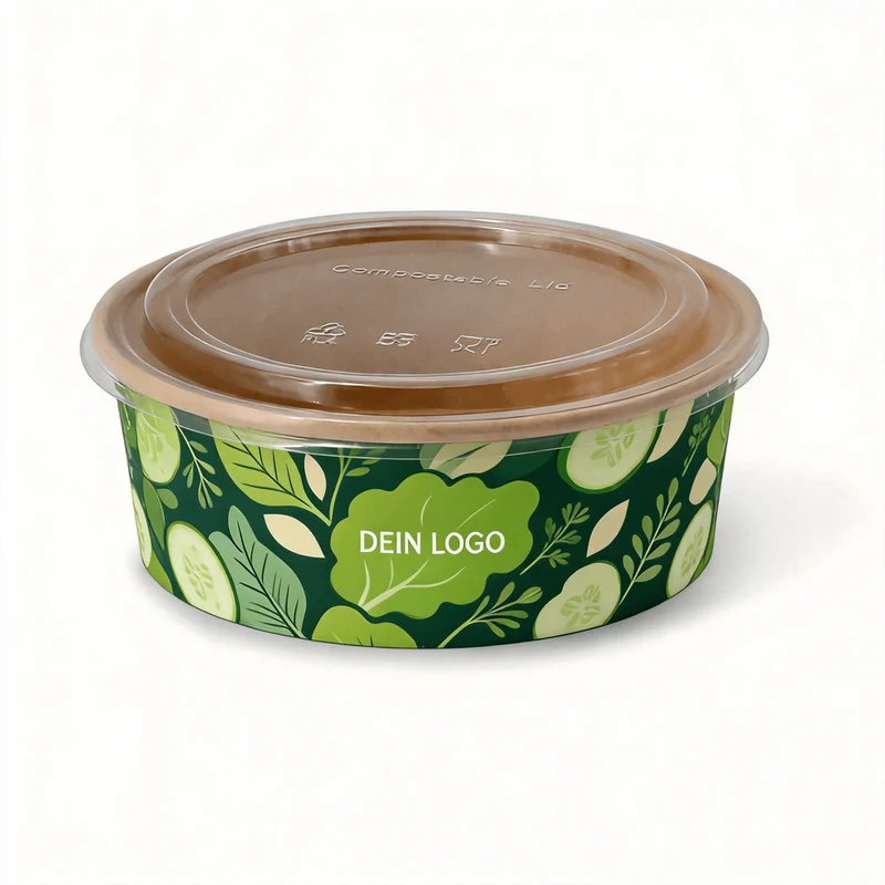 Salatschale 1.300ml 1 - 4 farb. dein Design 100% Druckfläche