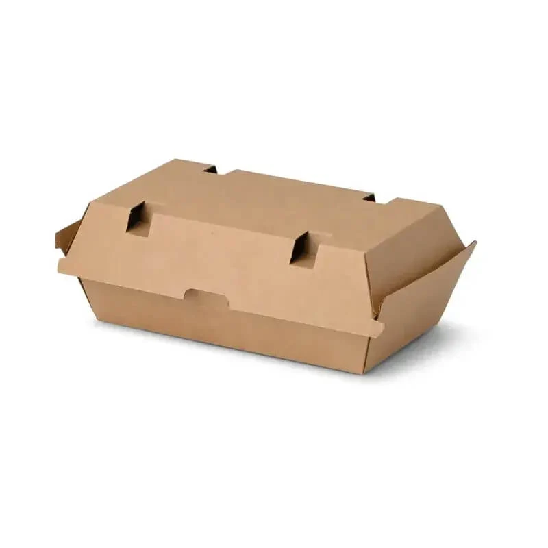 200x Box mit Klappdeckel Kraftkarton braun 24,8 x 13 x 7,5cm