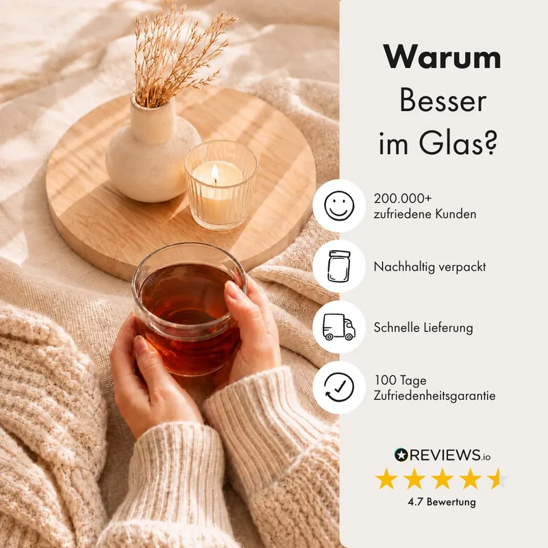 Tee Adventskalender mit Keramik Teekannenset
