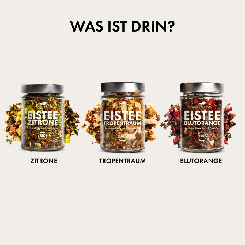 Tropisches Eistee Set
