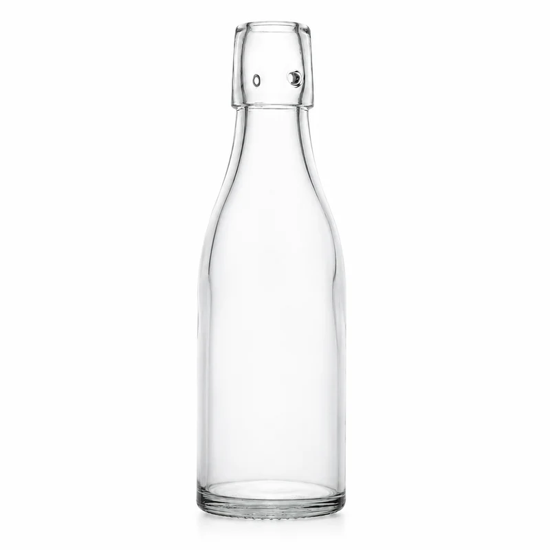 Taschenflasche 200 ml rund - Bügelflasche