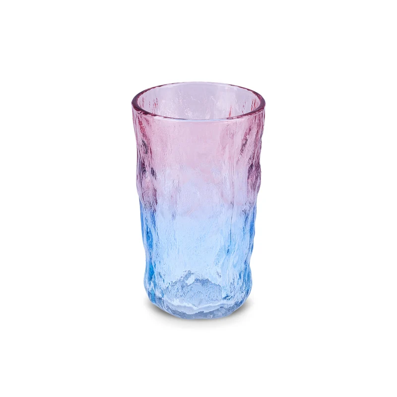 Karaca Glacier Glas Highball-Glas, 383 ml, Rosa
