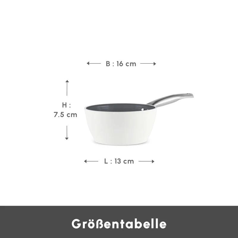 Karaca Swiss Crystal Almond Cream Saucenpfanne 16 Cm
