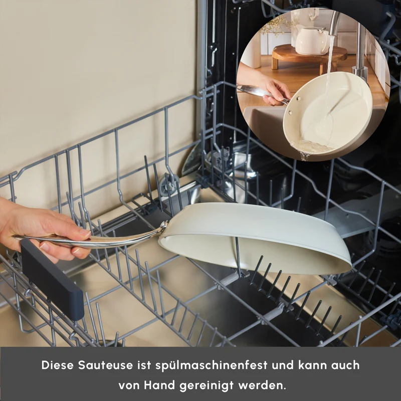Karaca Swiss Crystal Almond Cream Saucenpfanne 16 Cm